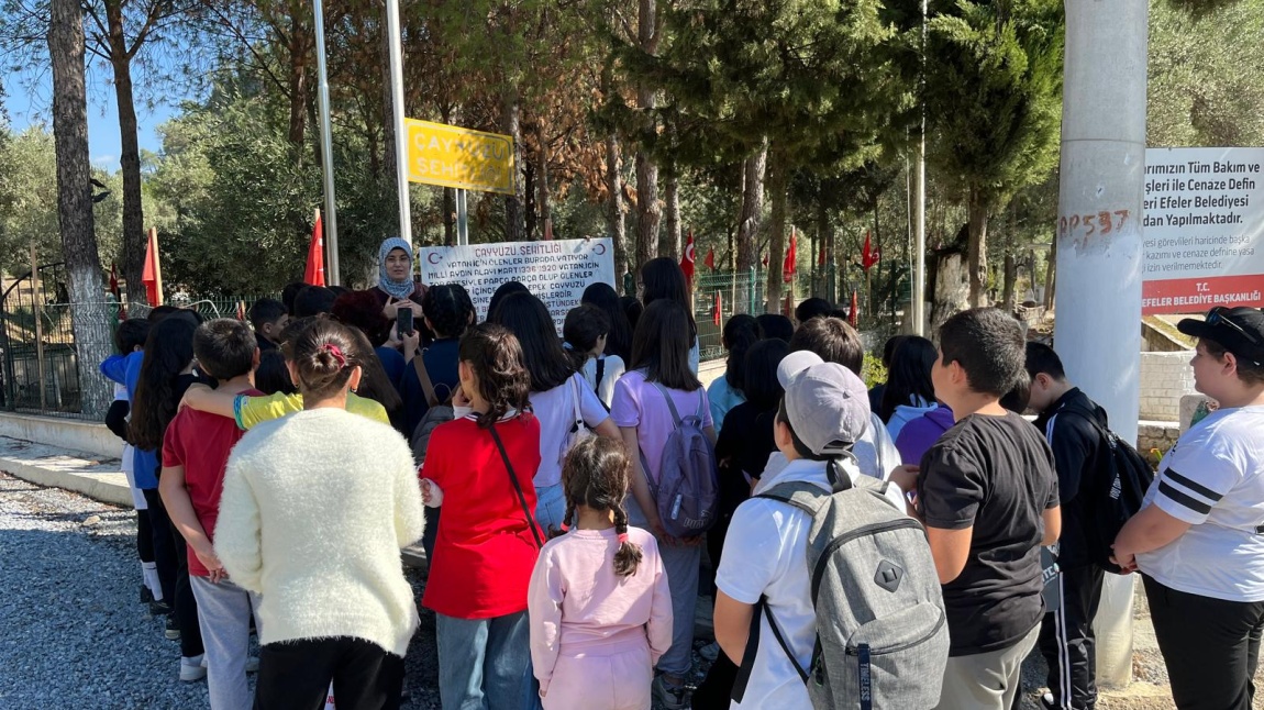 Çayyüzü Şehitliğini Ziyaret Ettik